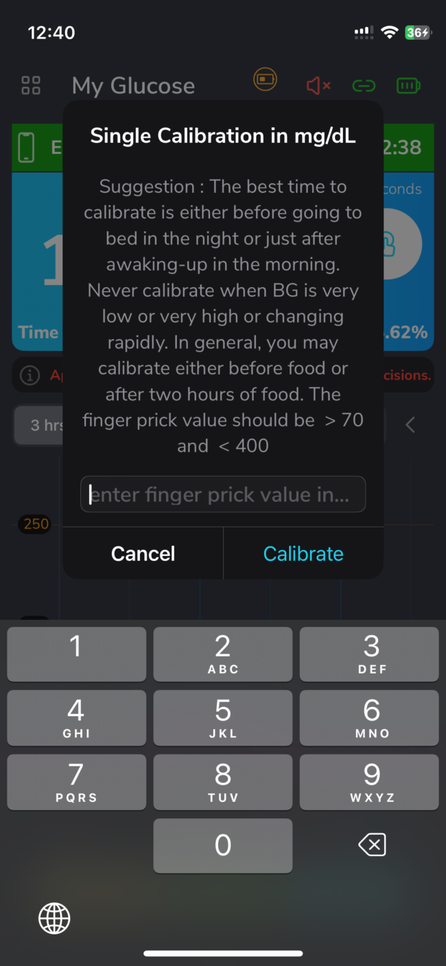 Calibration to improve accuracy